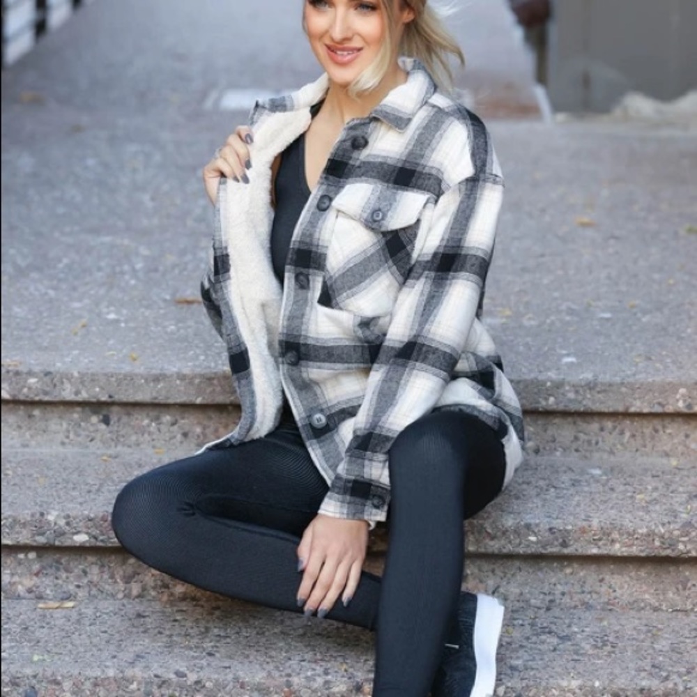 Sherpa lined jacket